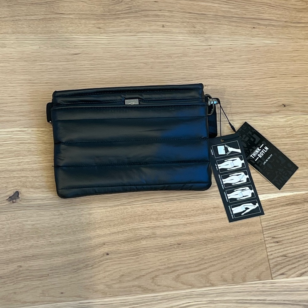 NWT Think Royln Bum Bag Pearl Black